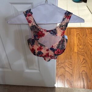 Victoria's Secret Floral Bra - Pink and Blue